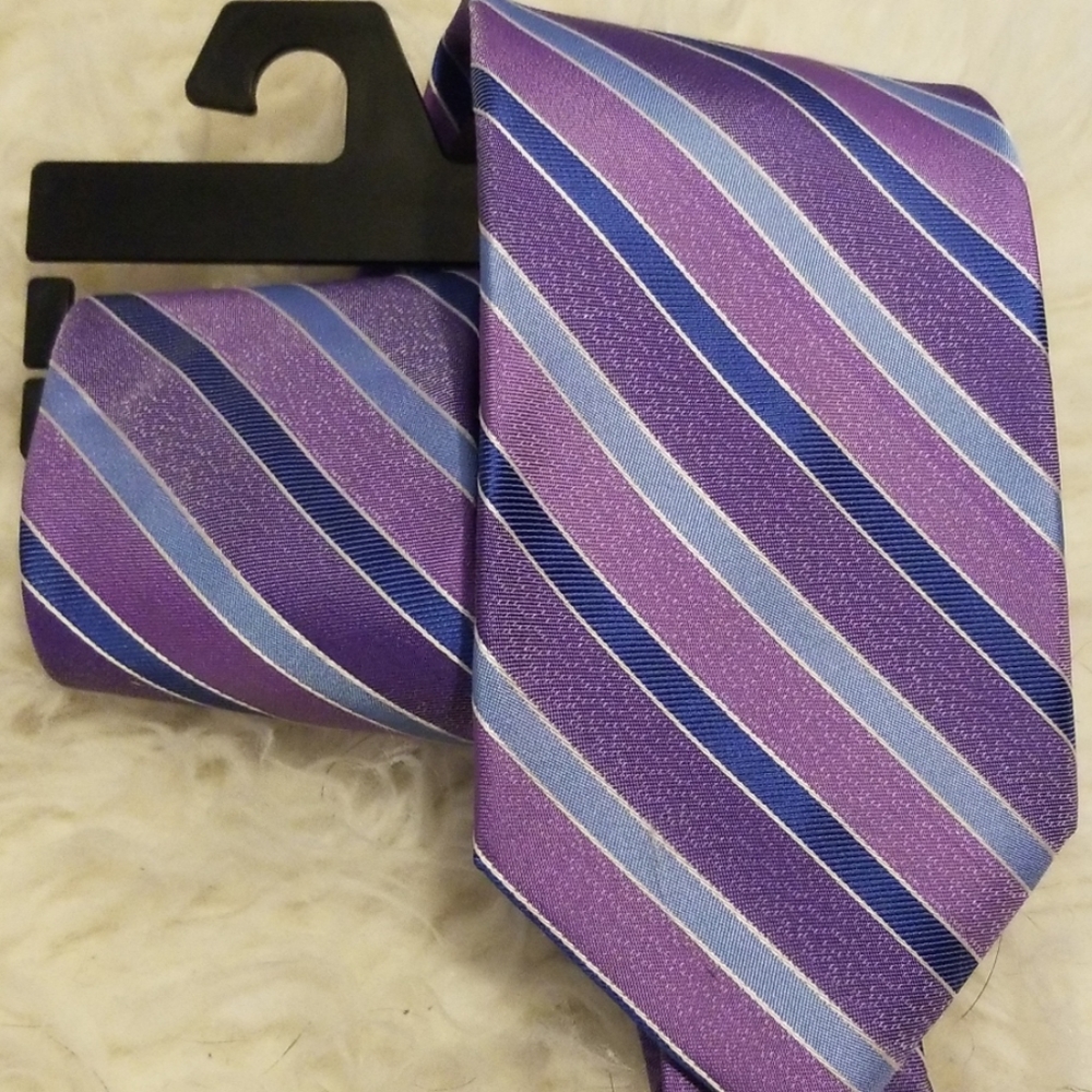 Ties / purple / silver / tie